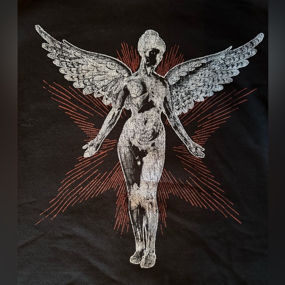 NIRVANA Black In Utero Graphic Hoodie - Picture 2 of 7